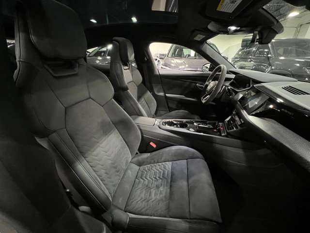 view into front seats of 2022 Audi e-tron GT