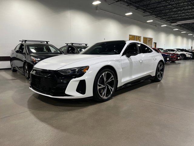 front driver side view of 2022 Audi e-tron GT for sale in Denver